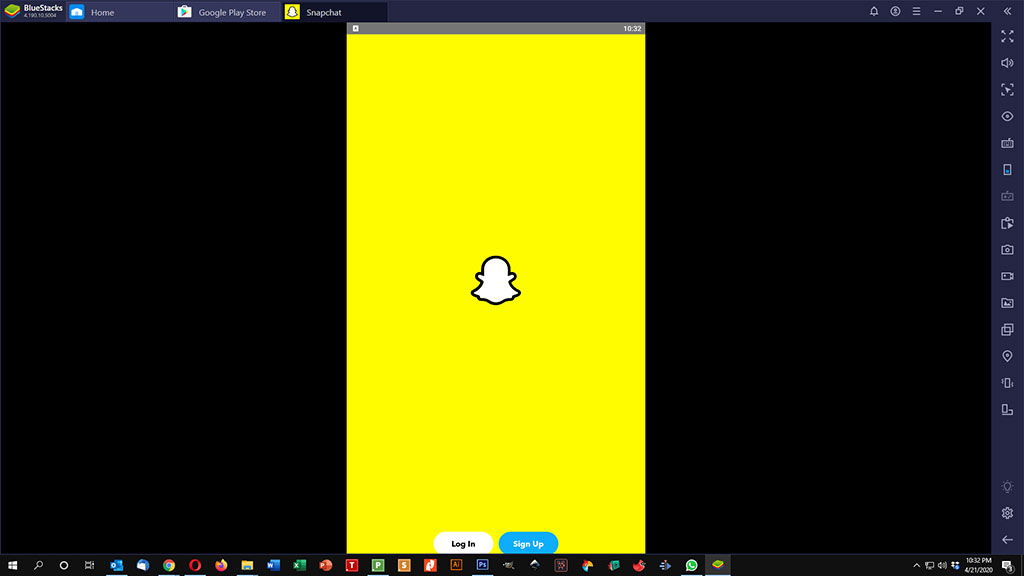 can you log into snapchat on a macbook