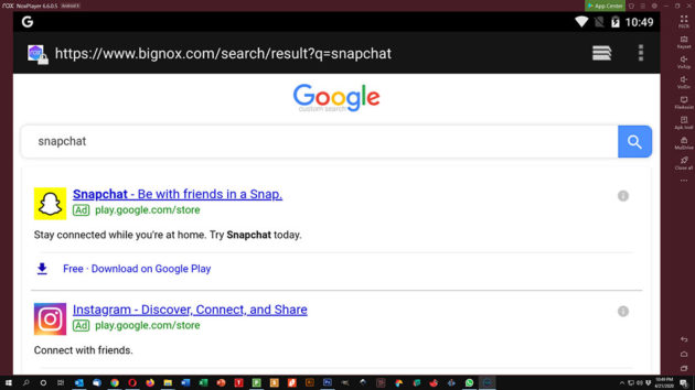 Use Snapchat on PC and Mac - Snapchat Search Results on NoxPlayer