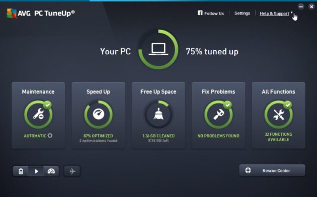 AVG TuneUp PC Cleaner for Windows