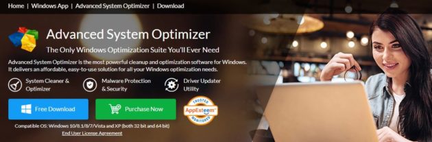 Advanced System Optimizer PC Cleaner Official Site