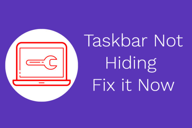 taskbar is not hiding