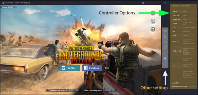 Pubg Mobile controller and other settings