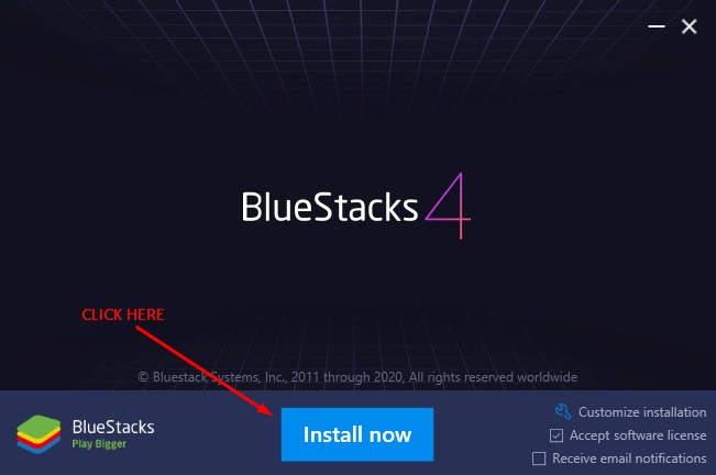 descargar bluestacks pc windows 10