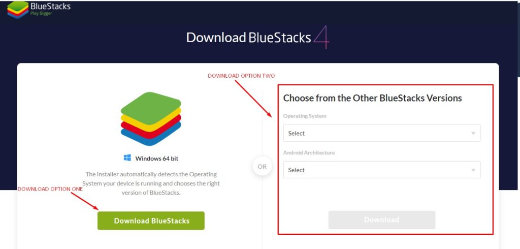 bluestacks download for windows 10