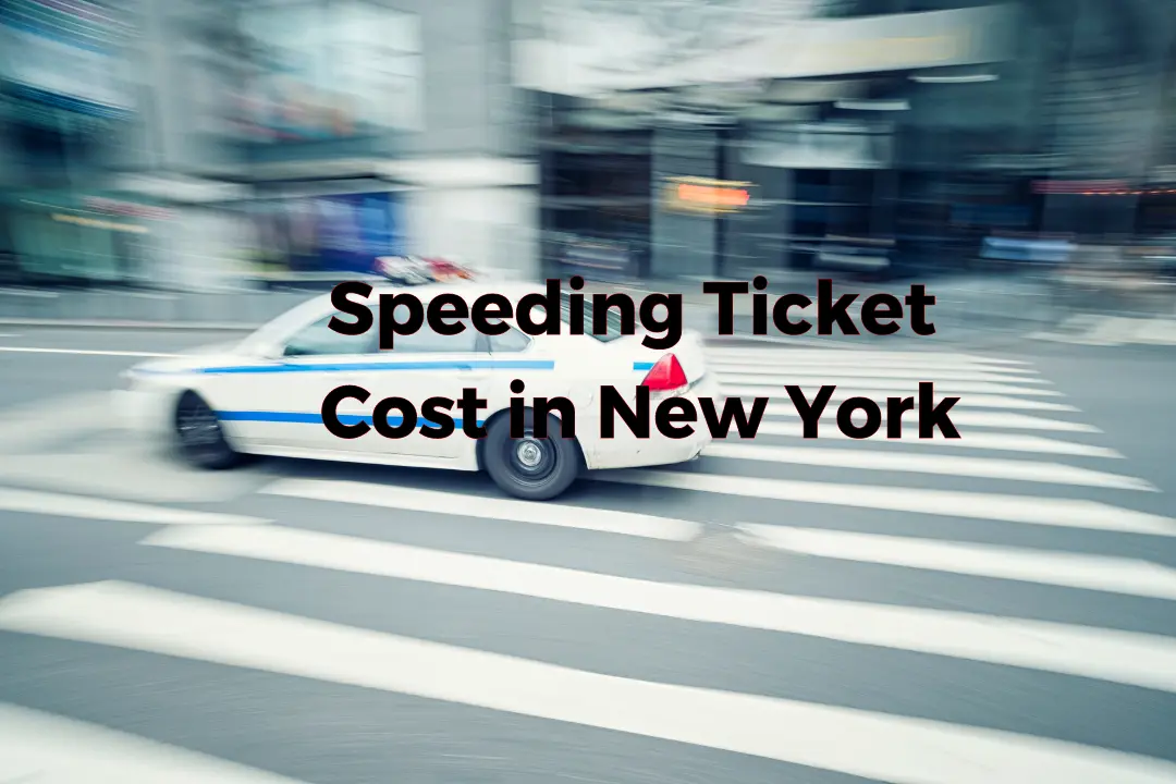 Speeding Ticket Cost in New York